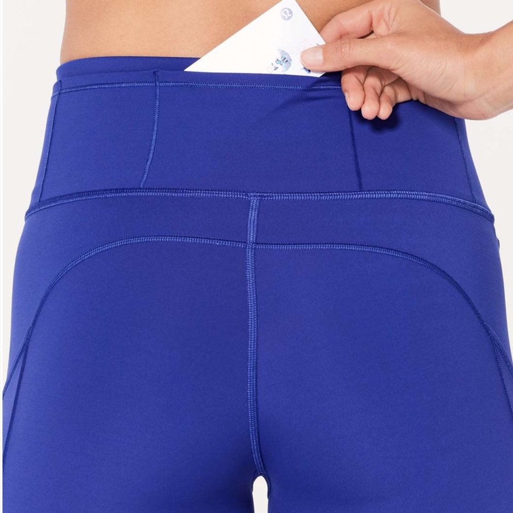 Lululemon fast & free 7/8 25” tight II nulux psychic blue - Picture 7 of 16
